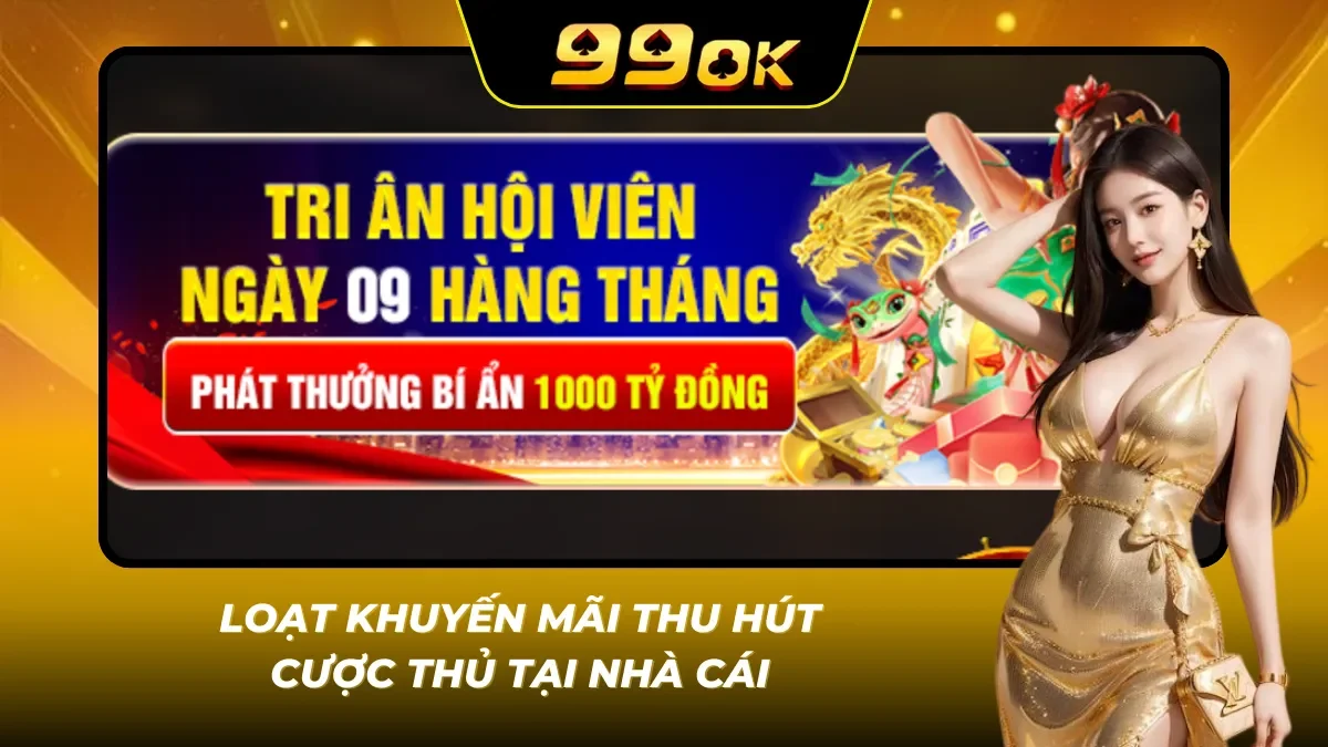 Ưu đãi hấp dẫn dành riêng cho người chơi 99OK